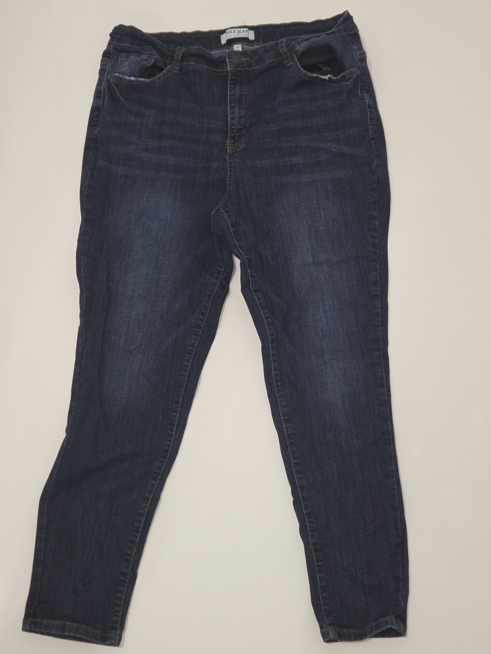Wax Jean Women’s Size 18 Dark Wash Stretch Jeans 30” Inseam